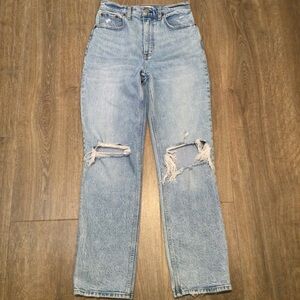 Abercrombie & Fitch The 90s Straight Leg Ultra High Rise Jeans 4regular/27